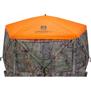 BARRONETT BLINDS Ground Blind Safety Cap 4 Sided Ground Blind Blaze Orange