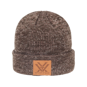 VORTEX OPTICS Mens Northern Pass Beanie Brown Heather