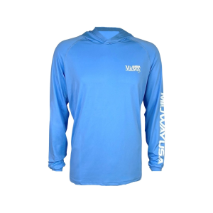 MIDWAYUSA Men's Ambush Fishing Hoodie Light Blue 2XL Tall