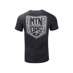 MTN OPS Men's Badge Short Sleeve Crew Neck T Shirt Gray Medium