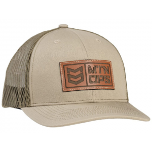 MTN OPS Mens Genuine Leather Patch Hat Loden