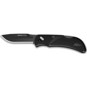 Outdoor Edge RazorEDC LITE Pocket Knife 2.5" Drop Point Stainless Steel Black Blade Glass Reinforced Nylon (GRN) Handle Black - Outdoor Edge