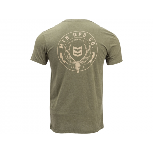 MTN OPS Men's Family. Faith. Hunt. T Shirt Heather Military Green XL