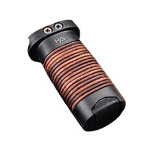 Hera Arms HFGL Vertical AR-15 Foregrip with Leather Wrap Brown - Hera Arms