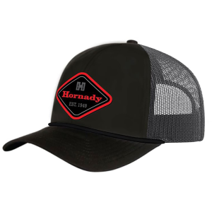 Hornady Mens Diamond Patch Hat Black - Hornady