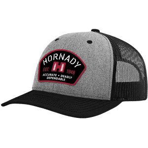 Hornady Mens ADD Patch Hat Black/Gray - Hornady