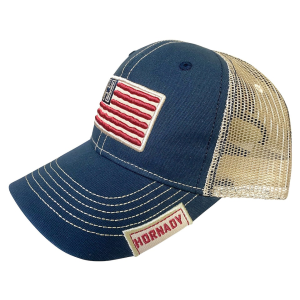 Hornady Mens H Flag Hat Navy - Hornady