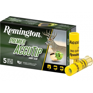 REMINGTON Premier Accutip 20 Gauge Sabot Slug 2-3/4" 260 Grain Box Of 5