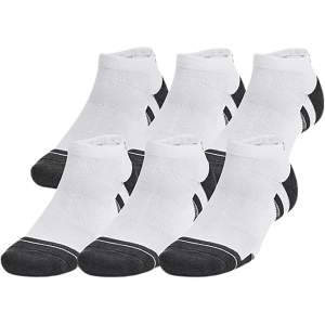 UNDER ARMOUR Men's Performance Tech Low Socks White Large