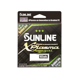 SUNLINE Xplasma Asegai Braided Fishing Line 10lb 165yd Dark Green