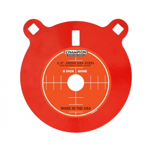 Champion Center Mass AR500 Steel Target Gong 8" - Champion Target