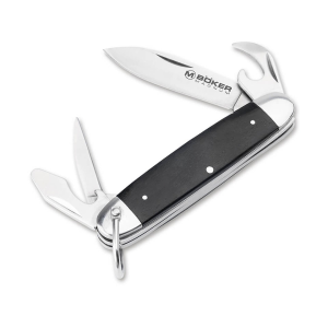 Boker Knives Classic Pocket Steel Pocket Knife 2.56" Drop Point 440A Satin Blade Rosewood Handle Brown - Boker Knives