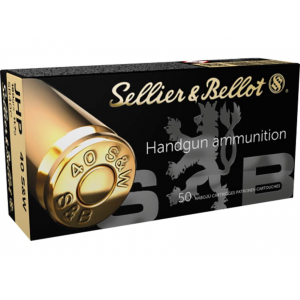 lier & Bellot 40 S&W 180 Grain Jacketed Hollow Point Box Of 50 Ammo
