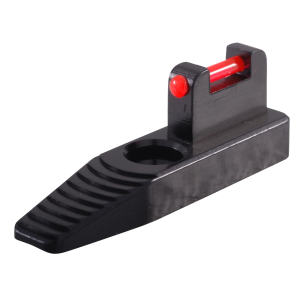 Tactical Solutions Fiber Optic Front Sight for Ruger Mark II, Mark III, 22/45 .440" Height Aluminum Red - Tactical Solutions