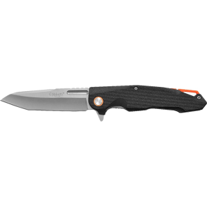 Camillus Regent Pocket Knife 3.75" Tanto Point 420 Satin Blade Glass Reinforced Nylon (GRN) Handle Black - Camillus