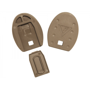 Vickers Tactical Magazine Floor Plates S&W M&P Full Size 9mm Luger, 40 S&W, 357 Sig Polymer Tan 5PK - Vickers Tactical