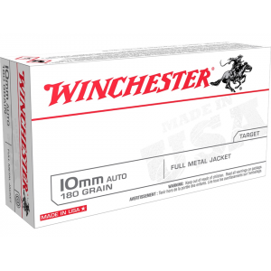 chester White Box USA 10mm Auto 180 Grain Full Metal Jacket Box Of 50 Ammo