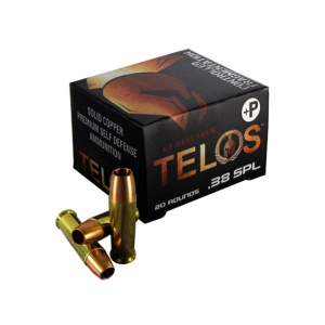 G2 Research Telos 38 Special +p Ammo 105 Grain Fragmenting Hollow Point Lead Free Box Of 20
