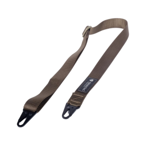 CrossTac Basic Tactical Rifle Sling with Hook Nylon Coyote - Crosstac