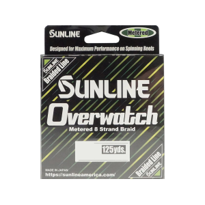 SUNLINE Overwatch Braided Fishing Line 16lb 125yd Green Metered