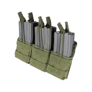 Condor MOLLE Triple Stacker AR-15 Magazine Pouch Olive Drab - Condor