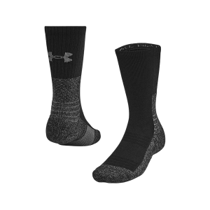UNDER ARMOUR Men's All Weather Boot Socks Black Medium