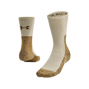 Under Armour Men's All Weather Boot Socks Khaki Base Medium - Under Armour