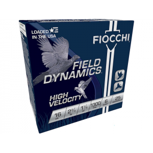 cchi High Velocity 16 Gauge 2-3/4 #6 Lead Shot 1-1/8 Oz Box Of 25 Ammo