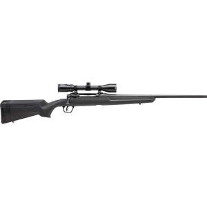 Savage Arms Axis II XP Bolt Action Rifle 6.5 Creedmoor 22" Black Barrel Black Frame Black Field Stock with Bushnell Banner Scope