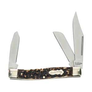 Uncle Henry 885UH SR Rancher Next Gen Pocket Knife 3.5" Clip Point 7Cr17MoV Polished Blade Polymer Handle Brown - Uncle Henry