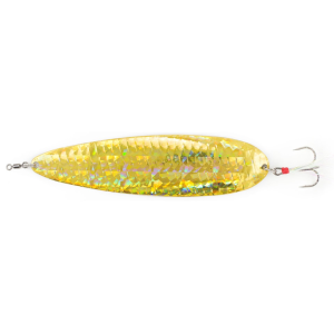 NICHOLS LURES Ben Parker Magnum Flutter Spoon Gold Shattered Glass