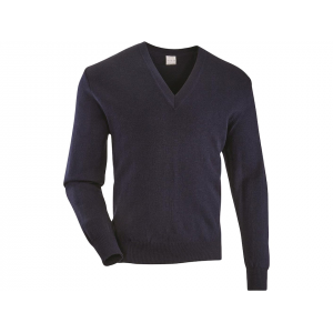 MILITARY SURPLUS Czech Sweater V-Neck Grade 2 Blue Large