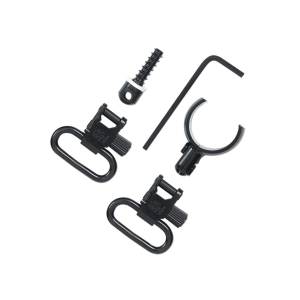 Uncle Mike's Magnum Band Shotgun Sling Swivel Set for 850 to 900 Diameter Barrels Black