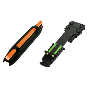 HIVIZ Sight Set Mossberg, Winchester Shotguns Fiber Optic Green Rear, Interchangeable Red & Green Front
