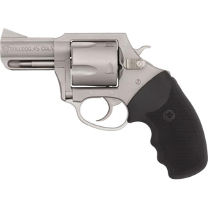 Charter Arms Bulldog 45 Colt (Long Colt) Revolver 2.5" Stainless Barrel 5 Round Black Grip