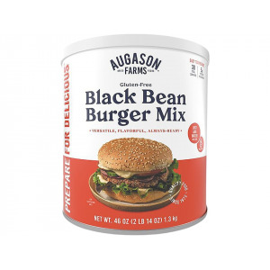 AUGASON FARMS Gluten Free Black Bean Burger 2 lbs