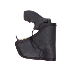 Tuff Products Pocket-Roo Pocket Holster Ambidextrous S&W J-Frame, Ruger LCR, Laminate Black with Ammo Carrier - Tuff Products
