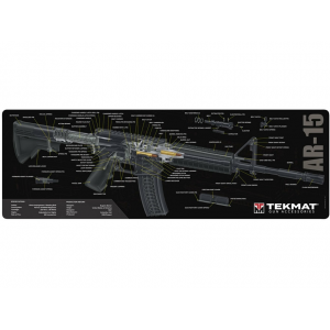 Tekmat Long Gun AR-15 Cut Away Gun Cleaning Mat Black - Tekmat