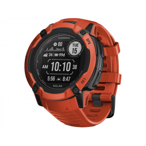 GARMIN Instinct 2X Solar Watch Flame Red