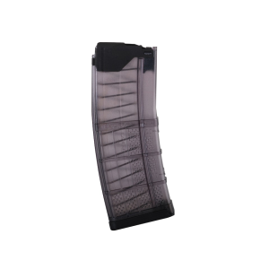LANCER SYSTEMS L5 AWM Advanced Warfighter AR-15 Magazine 223 Remington, 5.56x45mm 30-Round Polymer Translucent Smoke