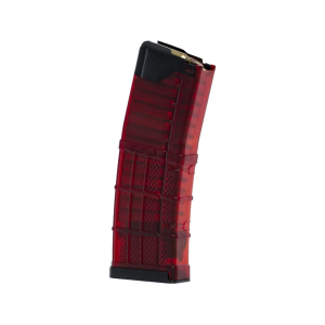 LANCER SYSTEMS L5 AWM Advanced Warfighter AR-15 Magazine 223 Remington, 5.56x45mm 30-Round Polymer Translucent Red