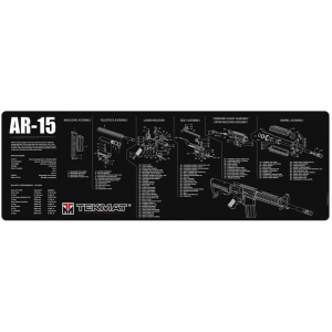 Tekmat Long Gun AR-15 Gun Cleaning Mat Black - Tekmat