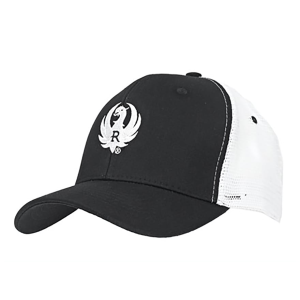 Ruger Mens Meshback Trucker Hat Black - Ruger