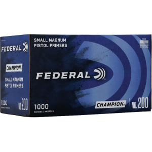FEDERAL PREMIUM Federal Small Pistol Magnum Primers #200 Case of 5000 (5 Boxes of 1000)