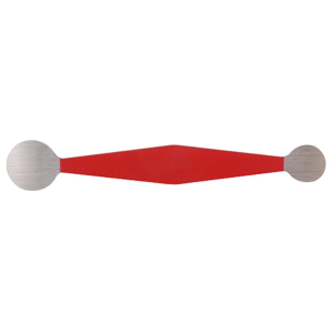 Jerry Fisher Glass Bedding and Inletting Scraper Round Large 1" x 3/4" - Jerry Fisher