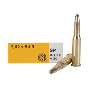 lier & Bellot 7.62x54mm Rimmed Russian 180 Grain Jacketed Soft Point Box Of 20 Ammo
