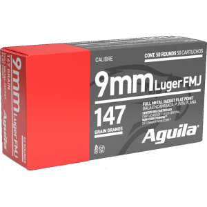 ila 9mm Luger 147 Grain Full Metal Jacket Box Of 50 Ammo