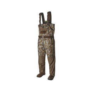 GATOR WADERS Men's Shield 1600 Gram Insulated Breathable Boot Foot Chest Waders Mossy Oak Original Bottomland Regular 10