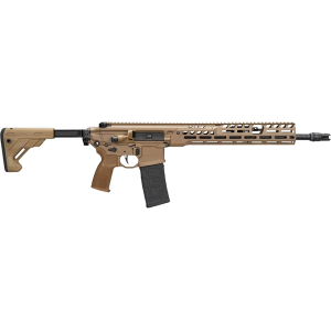Sig Sauer MCX-SPEAR LT IR Semi Automatic Rifle 5.56x45mm NATO 16" Black Threaded Barrel Flat Dark Earth Frame Flat Dark Earth Folding Stock