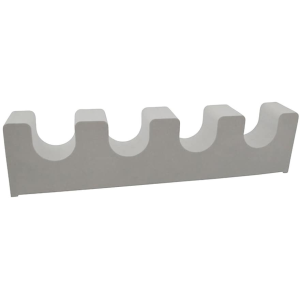 Benchmaster 4-Gun Barrel Rest Closed Cell High Density Foam Gray - Benchmaster